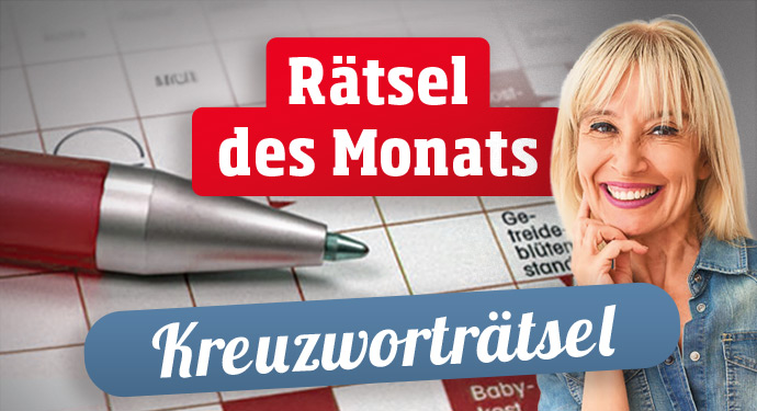 Machen Sie mit beim Rätsel des Monats auf Eurotops.de: Kreuzworträtsel