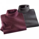 Luxus Rollkragenpullover mit Seide & Merino günstig online kaufen