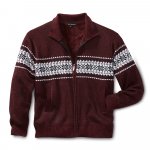 Norweger Strickjacke, bordeaux günstig online kaufen