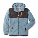 Coastguard Fleecejacke Herren Jacke Fleece mit angeschnittener Kapuze im mo günstig online kaufen