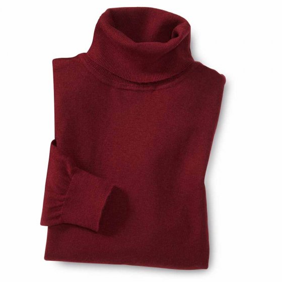 Rollkragen-Pullover, bordeaux 3XL | Burgund