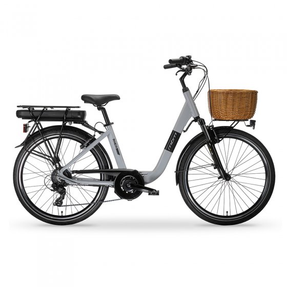 Elektro-Citybike RHEA  28 Zoll, grau 