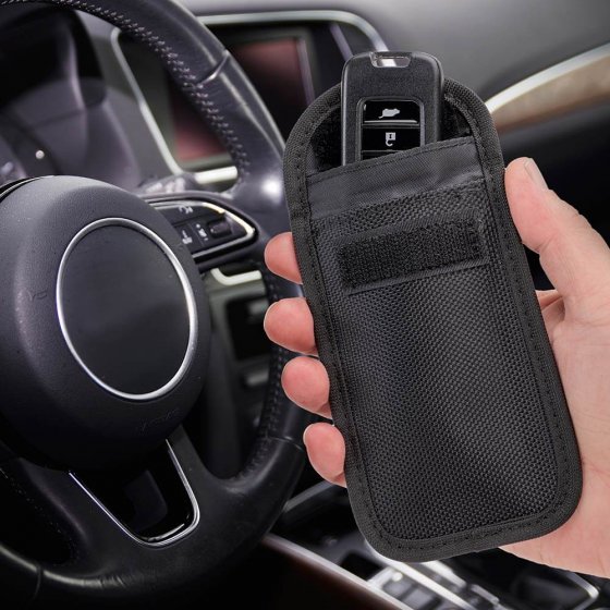 DE Autoschlüssel Keyless Go Schutz RFID Auto Schlüssel Tasche Blocker Hülle