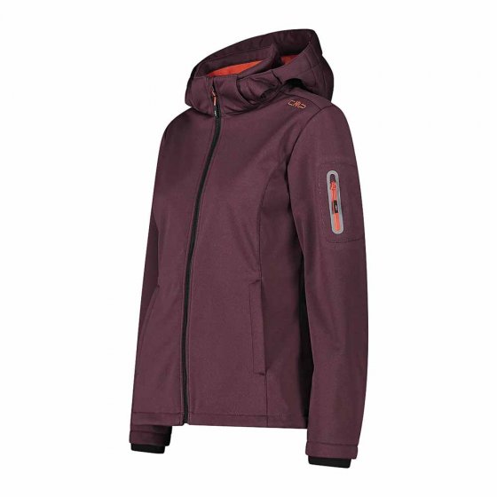 Dame Softshelljacke burgund 36 