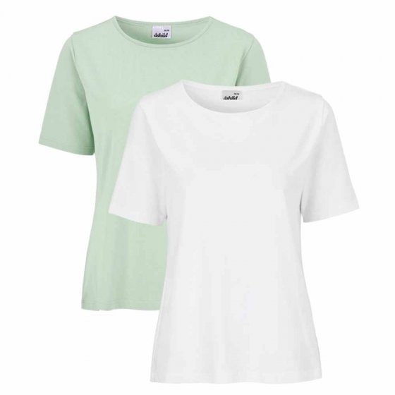 T-Shirt,2er-Set,36/38 blau 