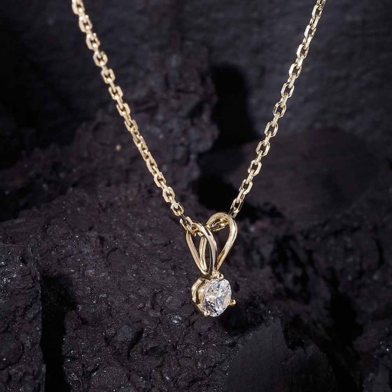 Diamant-Goldkette, 0,21 ct 